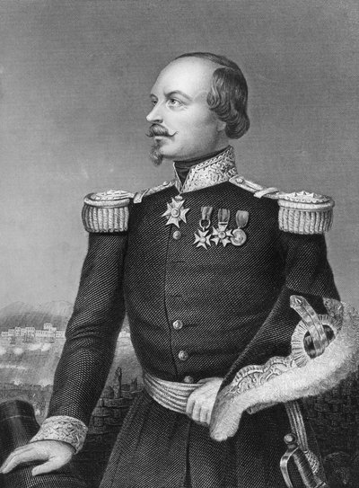 Marshal Canrobert , fransk soldat, 1857 av Daniel John Pound