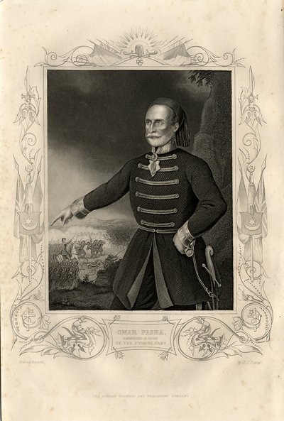 Portrett av Omar Pasha, 1856 av Daniel John Pound