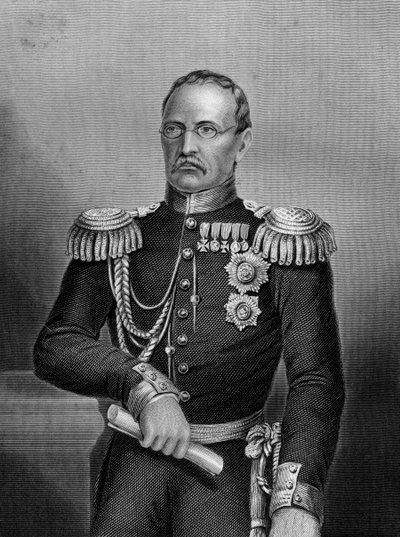Prins Gortschakoff , russisk soldat, 1857 av Daniel John Pound