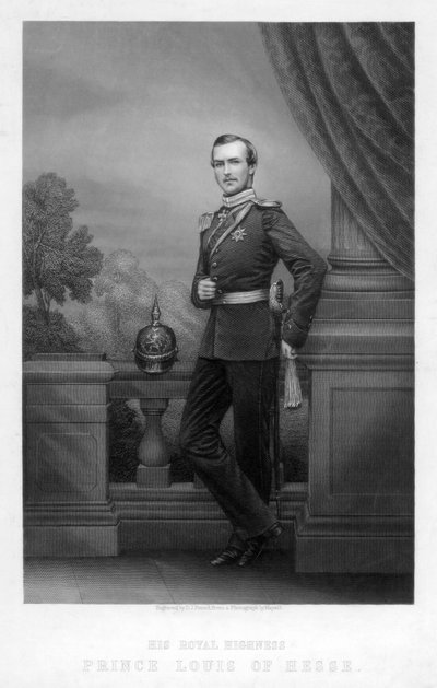 Prins Louis av Hessen, 1800-tallet. av Daniel John Pound