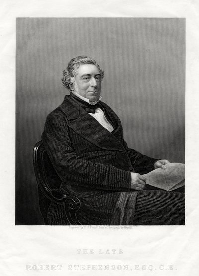 Robert Stephenson, engelsk sivilingeniør, 1880 av Daniel John Pound
