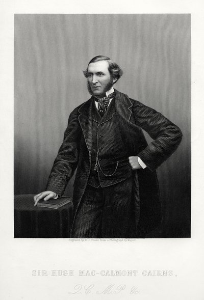 Sir Hugh Mac-Calmont Cairns , britisk statsmann, c1880 av Daniel John Pound