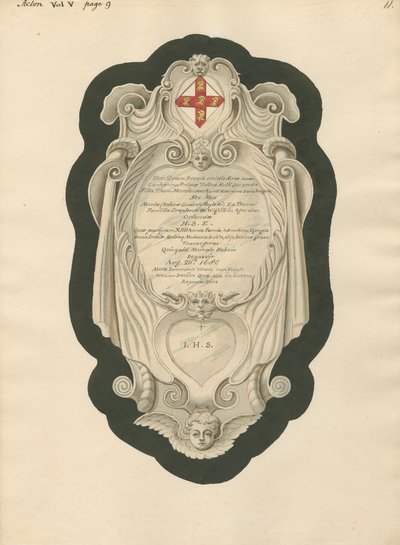 Minnesmerke over HMS fra Acton Church av Daniel Lysons