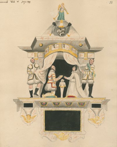 Minnesmerke for Sir Thomas Chaloner av Daniel Lysons