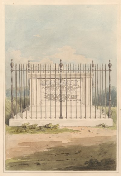The Environs of London: Graven til George Earl of Macartney, fra Chiswick Churchyard av Daniel Lysons