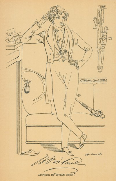 Benjamin disraeli av Daniel Maclise