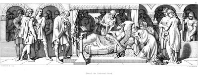 Edward the Confessors død, 1042 1866 av Daniel Maclise