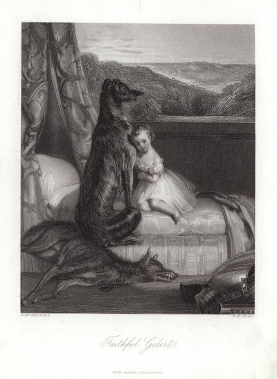 Trofaste Gelert av Daniel Maclise