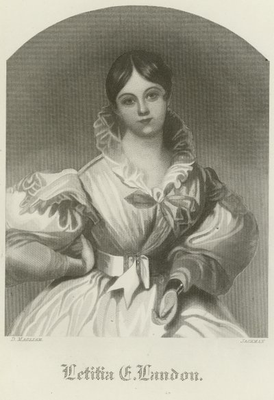 Letitia Elizabeth Landon av Daniel Maclise