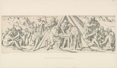 Kvelden før slaget. Riot and Wassail of the Saxons av Daniel Maclise