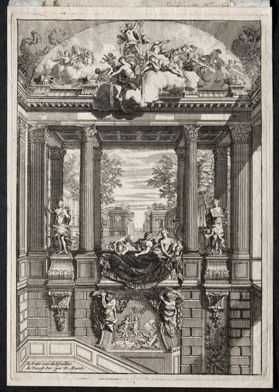 Trapp ved Palace of Voorst i Holland. av Daniel Marot