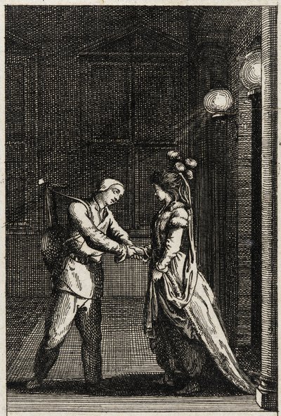 Adelheim von Veltheim av Daniel Nikolaus Chodowiecki