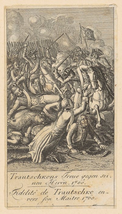 Blad 11 av «Brandenburgske krigsscener» av Daniel Nikolaus Chodowiecki