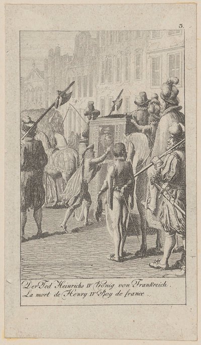 Blad 3 i serien «Middelalderens og nyere tids historie» av Daniel Nikolaus Chodowiecki