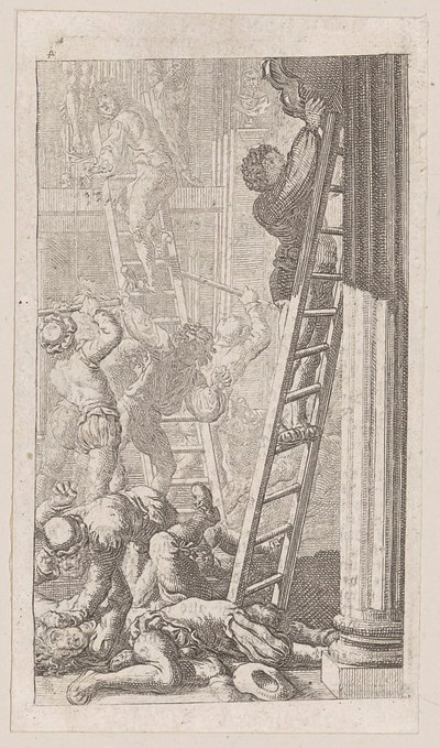 Tavle 4 til «Prøyssisk-brandenburgsk statshistorie», andre del av Daniel Nikolaus Chodowiecki