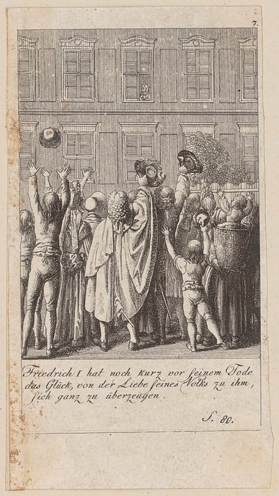 Plate 7 fra serien «Brandenburgs historie» av Daniel Nikolaus Chodowiecki