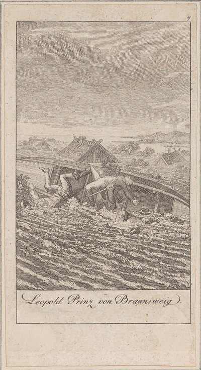 Ark 7 til «Eldre, middelalderlig og nyere historie» av Daniel Nikolaus Chodowiecki