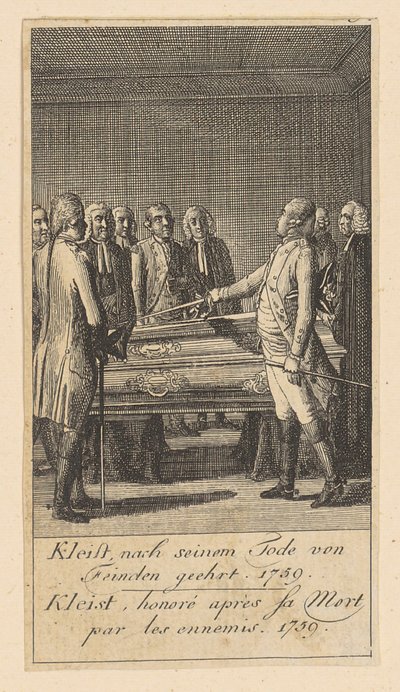 Plate 9 av «Brandenburgske krigsscener» av Daniel Nikolaus Chodowiecki