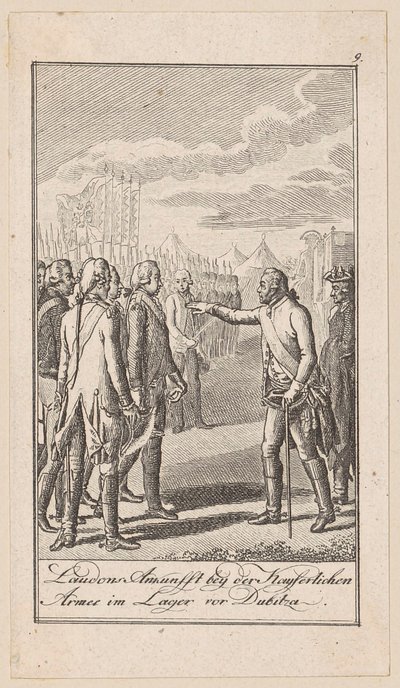 Blad 9 fra «Fremstillinger fra nyere historie» av Daniel Nikolaus Chodowiecki