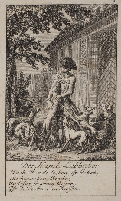 "Hundeelskeren" av Daniel Nikolaus Chodowiecki