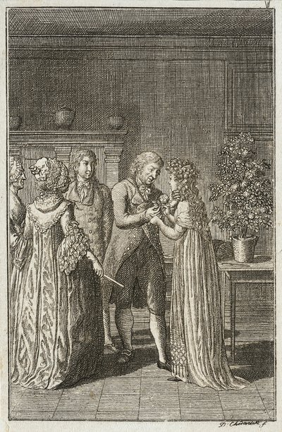 Illustrasjon til «Beckers almanakk for 1800» av Daniel Nikolaus Chodowiecki