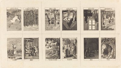Illustrasjoner til Fables & Tales av Gellert, Gleim, Hagedorn, Lichtwer og Pfeffel av Daniel Nikolaus Chodowiecki