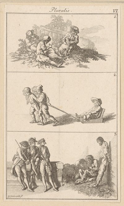 Pluralis VI av Daniel Nikolaus Chodowiecki