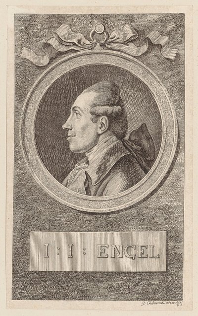 Portrett av Johann Jakob Engel av Daniel Nikolaus Chodowiecki