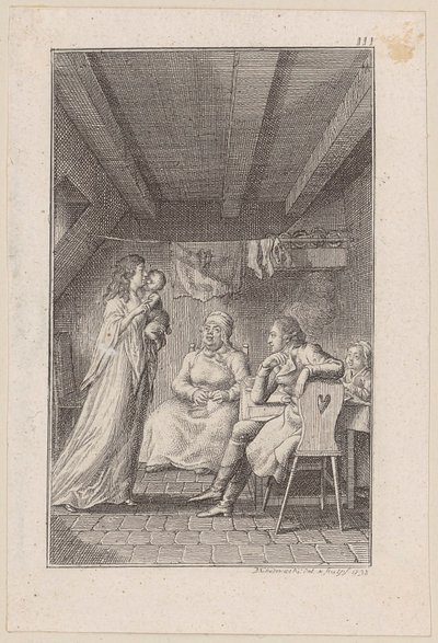 Scene på et annet vertshus av Daniel Nikolaus Chodowiecki