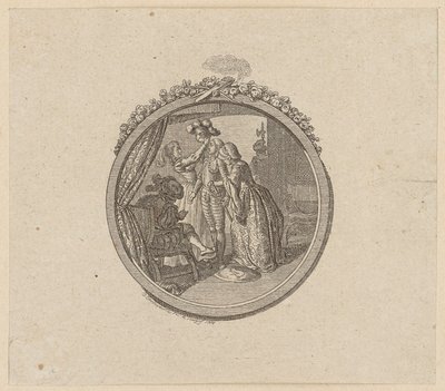 Tittelvignett til ridderromanen «Palmerin von Oliva» av Daniel Nikolaus Chodowiecki