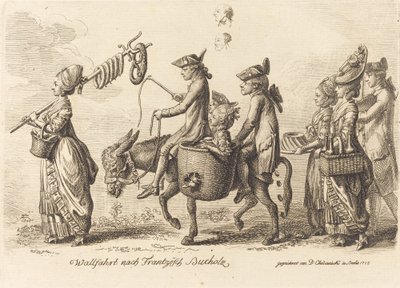 Pilegrimsreise til French Bucholz (Pilgrimsreise til French Bucholz) av Daniel Nikolaus Chodowiecki