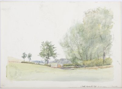 ca. 1916 (blyant og wc på papir) av Daniel Oliver