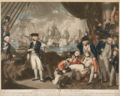 Den feirede seieren ... på den strålende første juni 1794 av Daniel Orme