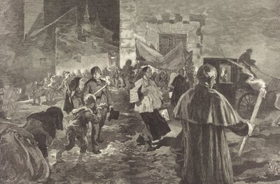 Spania. Viaticum, 1889. av Daniel Urrabieta Vierge