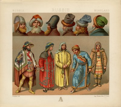 Russisk kjole, 1880 av Daniel Urrabieta Vierge