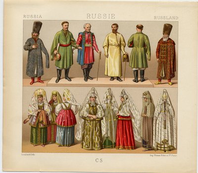Russisk kjole, 1880 av Daniel Urrabieta Vierge