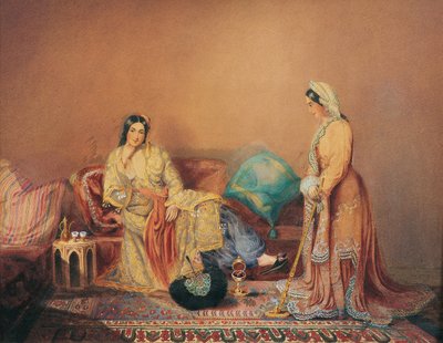 Phanariot Greek Ladies, midten av det 19. århundre. av Daniel Valentine Rivière