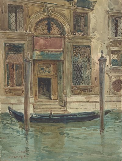 Portalen til et venetiansk palass, 1839-1911. av Daniele Bucciarelli