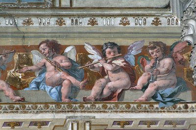 Musikerengler og putti av Daniele Crespi