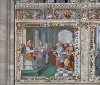 Presentasjon i tempelet av Daniele Crespi