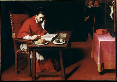 Representasjon av Charles Borromeo, Young (maleri av Daniele Crespi