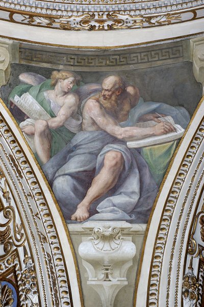 Saint Matthew (fresco) av Daniele Crespi