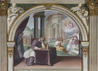 Drømmen om Saint Hugh, 1629 av Daniele Crespi