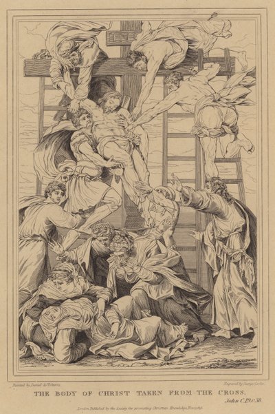 Kristi legeme tatt fra korset, Johannes av Daniele da Volterra 1509 66 after Daniele da Volterra 1509 66 after