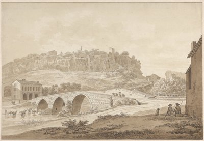 Utsikt over Civita Castellana av Daniël Dupré
