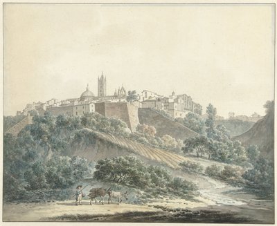 Utsikt over Siena av Daniël Dupré