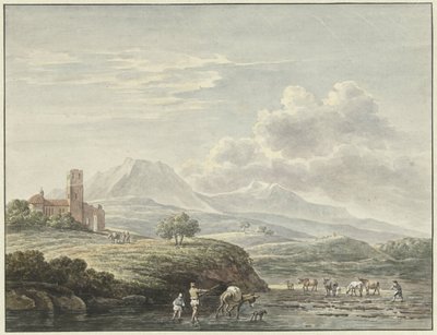 italiensk landskap av Daniël Dupré