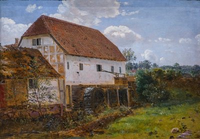 Mølle med to hjul, Jylland av Dankvart Dreyer