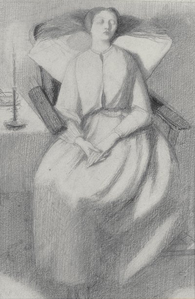 Elizabeth Siddal av Dante Gabriel Charles Rossetti