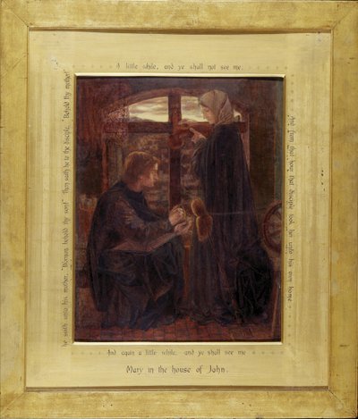 Maria i Johanneshuset av Dante Gabriel Charles Rossetti